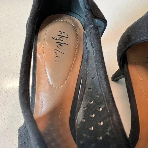 Style and Co Black Heel Size 10 - Picture 4 of 11